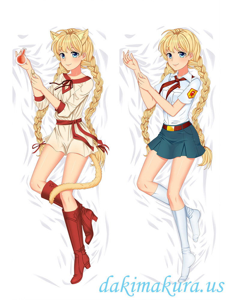 Cute Blonde Anime Dakimakura Japanese Hugging Body Pillow Cover